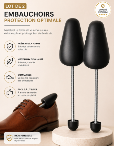 Embauchoirs pour Sneakers Gardez la Forme Parfaite