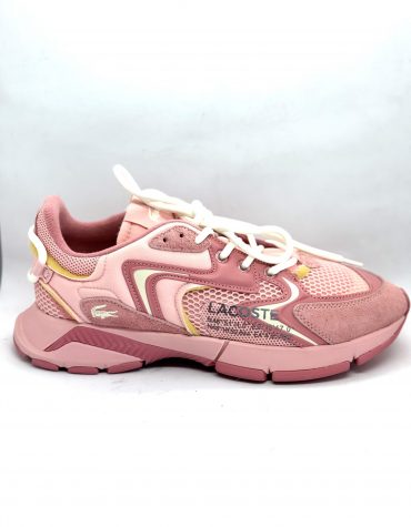 Lacoste L003 rose Homme baskets