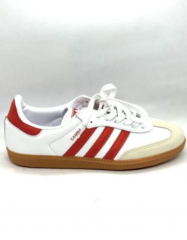 adidas Originals - Samba - Baskets - Blanc et rouge 43,5
