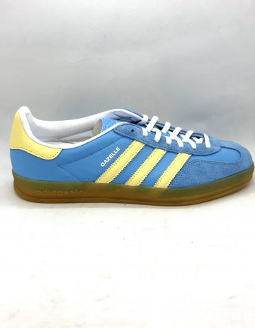 Adidas Gazelle Indoor Semi Blue Burst Almost Yellow