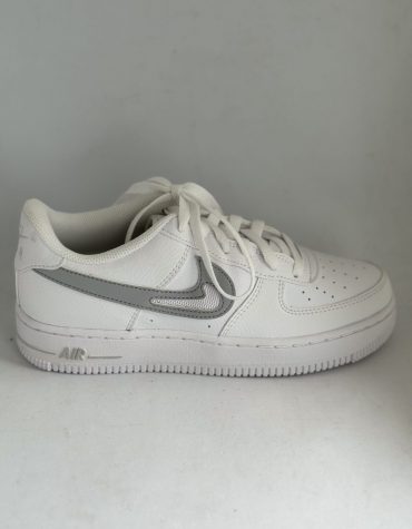 Nike Air Force 1 Cut Out Swoosh White Photon Dust