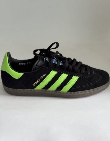 Adidas Samba Deco Spezial Core Black Lucid Lime