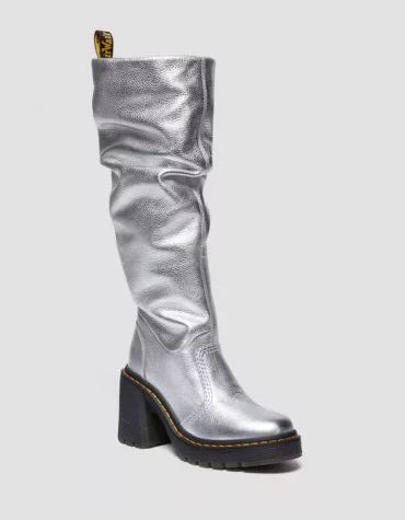 Kasey en cuir métallisé à talons hauts