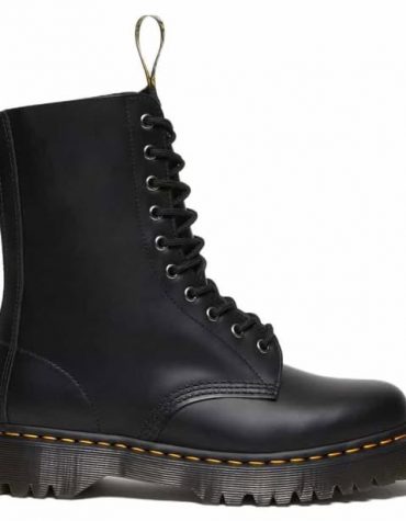 DR MARTENS BOOTS HAUTES 1490 HI BEX À ZIP EN CUIR 36