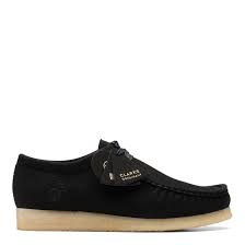 Clarks Originals Men's Black Vegan Wallabee