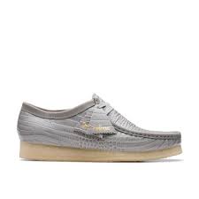 Wallabee Grey Croc 42