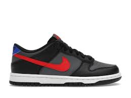 Nike Dunk Low Noir Racer Bleu University Rouge 38,5